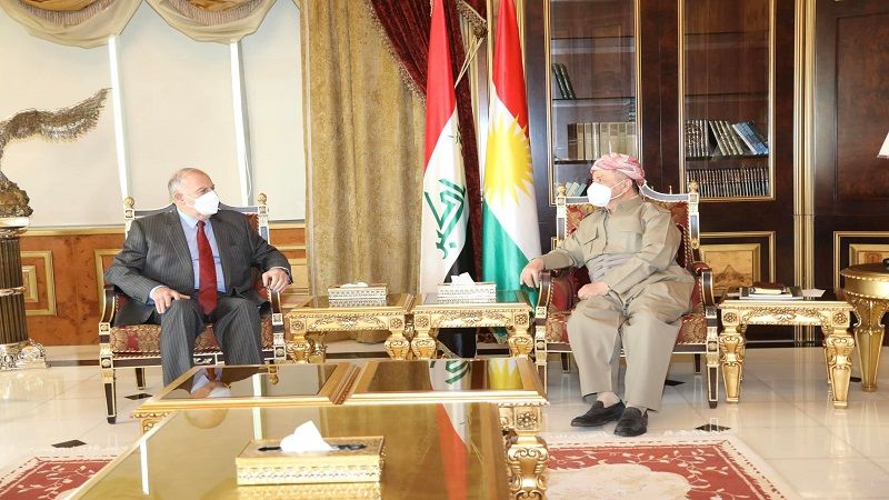 سەرۆک بارزانى و ئوسامە نوجەیفى دۆخى سیاسى عێراق تاوتوێ دەکەن